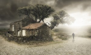 Old House Misty Journey