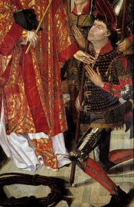 Saint Vincent, Patron of Lisbon Polyptych of Saint Vincent of Zaragoza Surrounded by Bishops and Knights (detail)