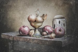 Rustic Autumn Still Life by OSAMA OMAR ALIE