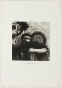 A Strange Juggler, plate 5 by Odilon Redon