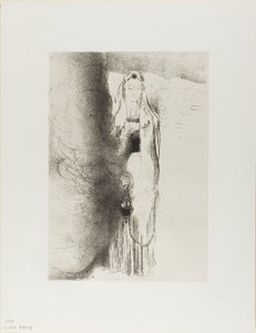 And the Angel Took the Censer, plate 4 of 12 by Odilon Redon