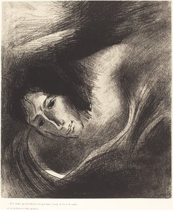 And the Devil That Deceived Them Was Cast into the Lake of Fire and Brimstone, Where the Beast and the False Prophet Are by Odilon Redon