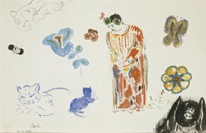 Study Sheet: Woman, Flowers, and Animals