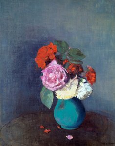 Flowers Bouquet of Carnations by Odilon Redon