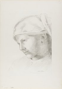 Girl by Odilon Redon