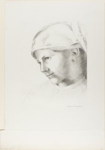 Girl by Odilon Redon