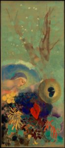 Homage to Leonardo da Vinci by Odilon Redon