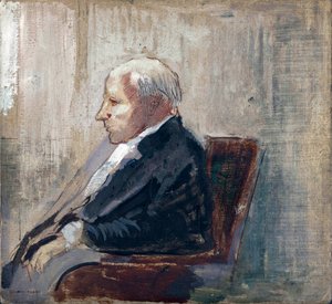 Seated Man by Odilon Redon