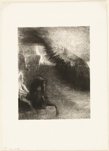 Pilgrim of the Sublunary World, plate 5 of 6 by Odilon Redon
