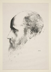 Portrait of Eduard Vuillard by Odilon Redon