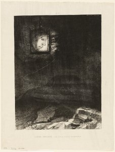 Precarious Glimmering, a Head Suspended from Infinity, plate 3 of 6