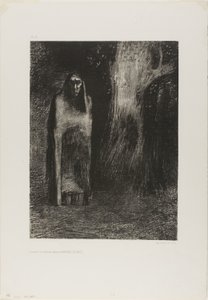 The Man was Alone in a Night Landscape, from Night