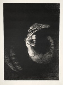 The Temptation of Saint Anthony First Series: It Is a Skull Wreathed with Roses..., 1888