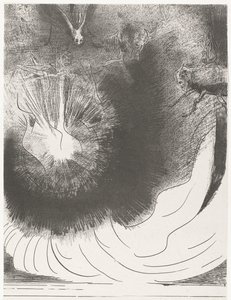 A Great Star Fell from Heaven by Odilon Redon