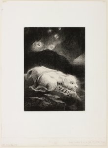 When Life Was Awakening in the Depths of Obscure Matter, plate 1 of 8 from "Les Origines"