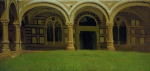 Ancient Florentine Cloister, c.1864-65
