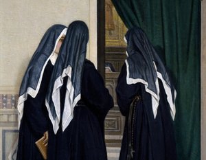 At the Chorus by Odoardo Borrani