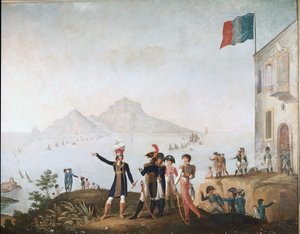 The King of Naples Orders the Capture of the City in August 1808 and Watches from Massa Lubrense