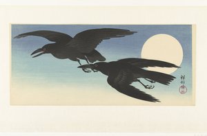 Crows at Full Moon