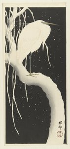 Heron in Snow