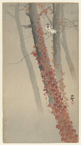Red Ivy by Ohara Koson