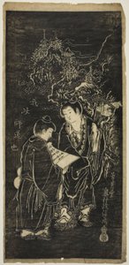 Two Boys as the Eccentric Monks Kanzan and Jittoku by Okumura Masanobu
