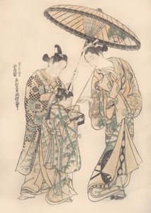 Two Figures by Okumura Masanobu