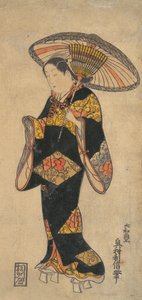 Actor Sanjo Kantaro in the Role of a Courtesan