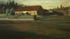 Sorenskivergården in Setesdal by Olaf Isaachsen