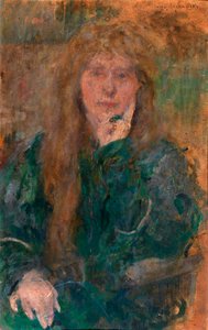 Natalie Barney, ca. 1900 by Olga Boznanska