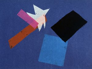 Universal War: Collage work by Olga Rosanova, January 1916