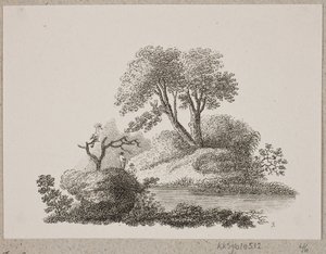 The Hoopoe and the Nightingale by Oluf Olufsen Bagge