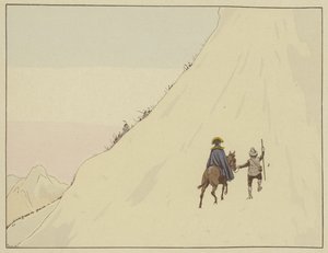 Napoleon Passed the Mont St Bernard Riding a Mule, Guided by a Young Man Who He Rewarded Generously, 16 May 1800