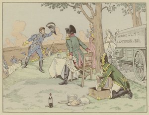 Napoleon Receives News of the Death of His Best Friend, Marshal Lannes, at the Battle of Aspern-Essling, May 1809