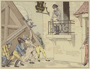 The City of Grenoble Opens Its Gates to Napoleon on His Return from Exile on Elba, 7 March 1815 by Onfray de Breville Job