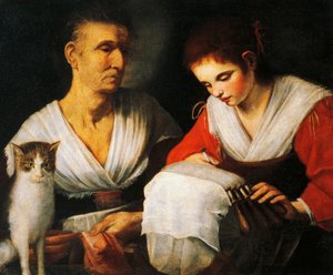 The Lacemaker, by Onofrio Gabrielli