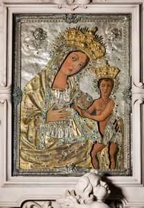 Madonna Odegitria - Icon with Riza by Onofrio Palvisino da Monopoli