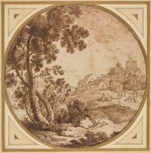 Landscape with Buildings and Figures
