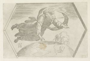 Creation of Heaven and Earth (Paintings in the Loggia of Raphael) by Orazio Borgianni