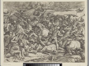 Battle of the Milvian Bridge by Orazio Farinati (attributed to)