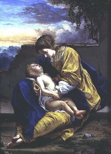 Madonna and Child by Orazio Gentileschi