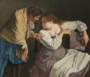 Martha Rebukes Her Sister Maria by Orazio Gentileschi