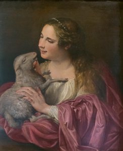 St Agnes by Orazio Gentileschi