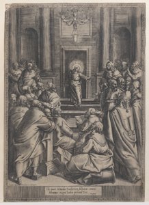 Christ Disputing in the Temple by Orazio de Sanctis