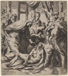 The Descent from the Cross by Orazio de Santis after Pompeo Cesura
