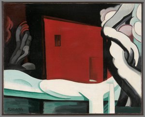 Snow and Glow by Oscar Bluemner