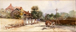 Santa Fe by Oscar Edward Berninghaus
