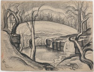 Soho (recto) by Oscar F. Bluemner