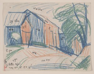 Gilette, New Jersey by Oscar Florianus Bluemner