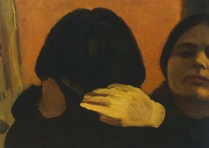 Isa in the mirror (The Artist
